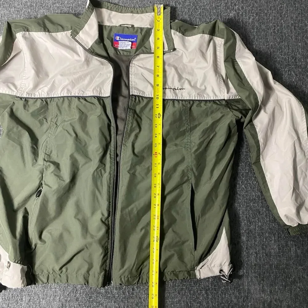 Champion Men's Khaki and Green Jacket